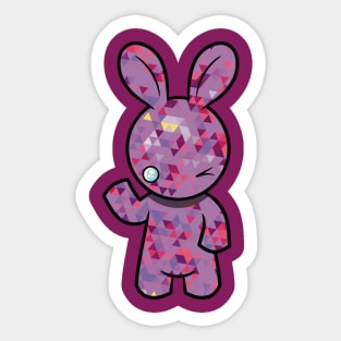 Wink Rabbit 4 Sticker